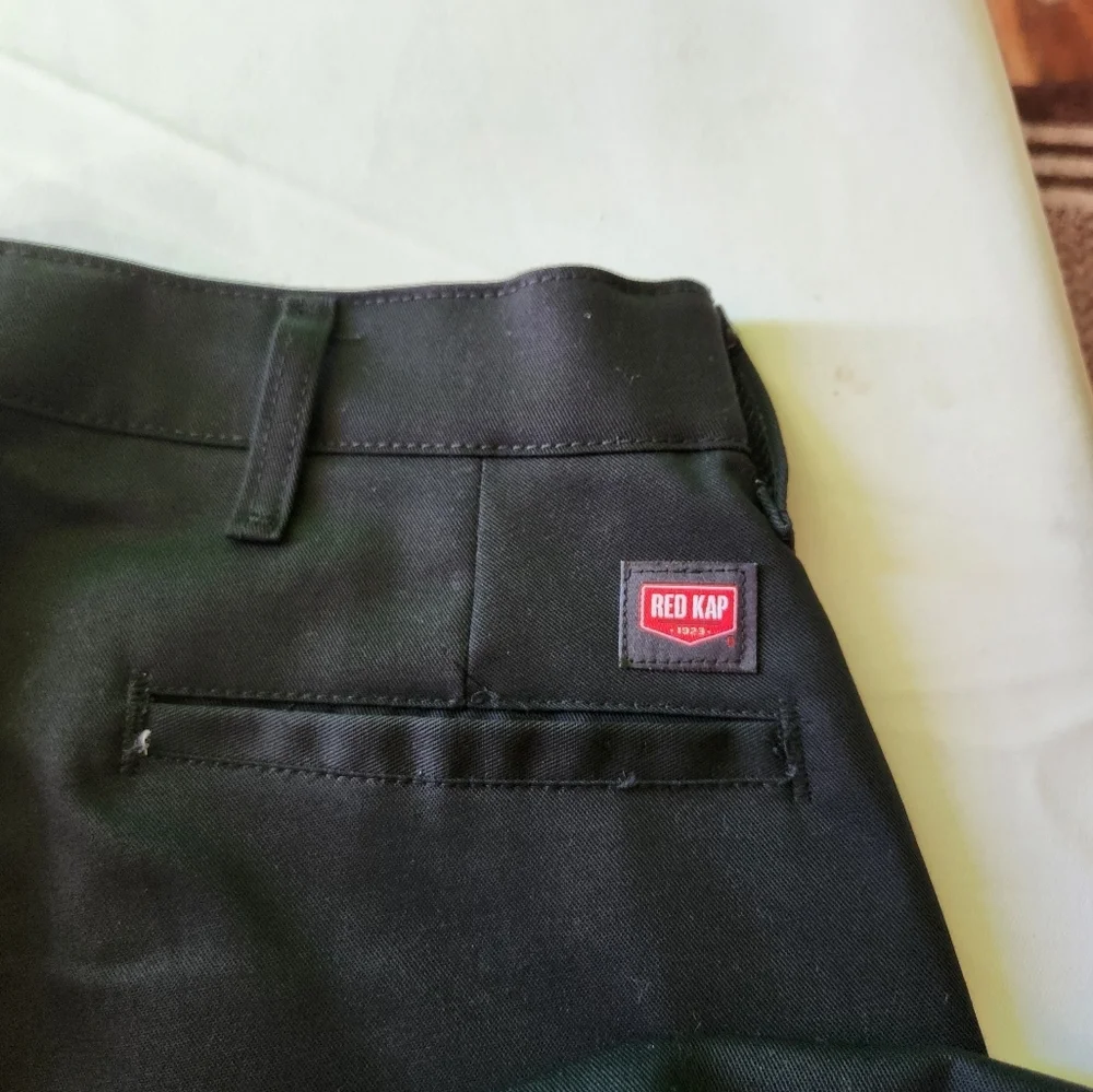 Red Kap Black PT20BK Work Pants 34/30